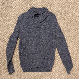 Banana Republic Men's Charcoal Turtleneck Sweater